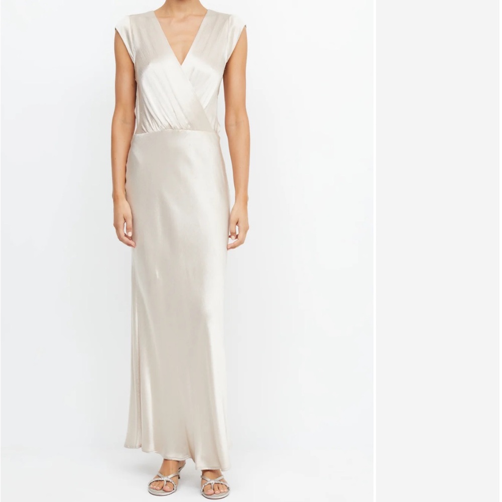 Bec & Bridge Cream Maxi Dress